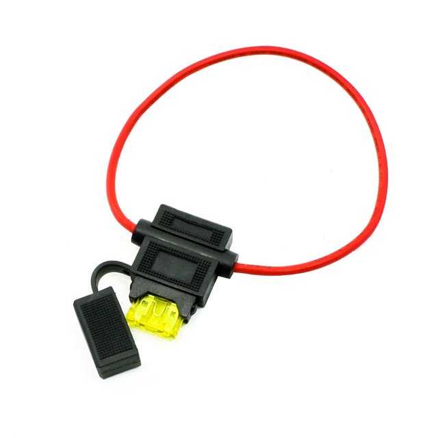 Unique Bargains Car Boat Truck 14# AWG Wire Fuse Holder Block 12V 20A BH708