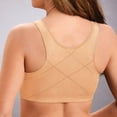 thumbnail image 3 of UPPADA Full Coverage Plus Size Bra Convenient Front Button Bras Cool Liftup Bra Super Gather Wireless Push-Up Bra Lifting Bras Breathable Underwear Bra, 3 of 6