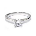 thumbnail image 4 of 1ct Lab Grown Diamond Solitaire Engagement Ring 14k White Gold, 4 of 4