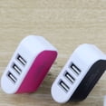 thumbnail image 1 of Universal Candy Color 3 USB Multi-Port wall charger Wall Charger US Plug Wall Adapter Cube Block AC 110-220V 5V, 1 of 4