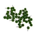 thumbnail image 1 of fastboy 50 Pieces Exquisite Ball Shaped Model Trees DIY Landscape Scenery N Scale Grass Green 1Set, 1 of 6