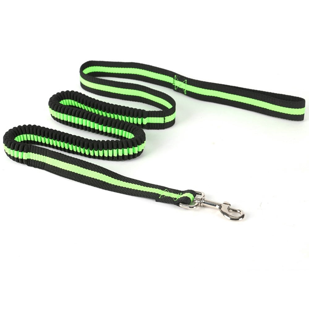 Amdohai Noctilucent Elastic Adjustable Retractable Rope Dog Running Leash Shock Absorbing Restraints Durable for Pet Vest