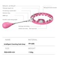 thumbnail image 2 of Smart Hoop Non Dropping Hoop with Auto Counting Detachable Weight Adjustable Hoops for Home Workout, 2 of 9