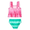 thumbnail image 2 of George Toddler Girls' Two Piece Ruffle Tankini Set, 2 of 2
