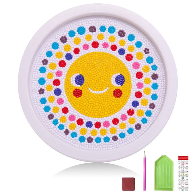 MesaSe DIY Painting Kit Cross-stitch Children Acrylic Rhinestones Embroidery Educational Toy Home Decoration