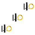 thumbnail image 1 of Baohd Ceinture d'Entraînement de Natation Réglable et Confortable Pas Plus Dur Jaune-3 Mètres 3Ensemble, 1 of 6