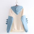 thumbnail image 4 of Pompotops Mode Femmes Décontracté Imprimé Manches Longues Sweat-Shirt Dinosaure en Solde, 4 of 4