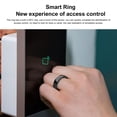 thumbnail image 3 of Smart Ring NFC 5ATM IP68 Water Resisting Multi Sport Mode Pedometer Lightweight Ceramics Smart Ring for Daily Use, 3 of 7