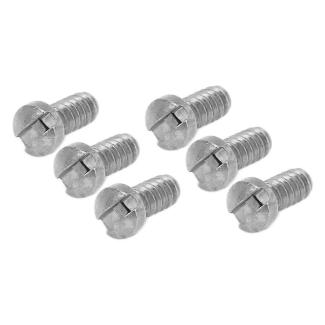 6pcs Regarder Retour Couvercle Vis Pièces de Rechange Accessoire de Réparation, Matériau en Acier, Opération Simple pour Montre Mécanique