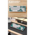 thumbnail image 5 of K3 Mechanical Keyboard 980 Games 100 Keys Hot-plug USB Wired Computer Keyboard with Backlight Shimmer Red Axis, 5 of 5