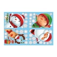 thumbnail image 1 of TIELUTT 4PCS Stickers for Holiday Scrapbooking and with Festive Santa Snowman Reindeer Patterns Props for Photo Booth 50s Stickers Found Photo Girl Positive Stickers Floor Blanket for Photography, 1 of 6