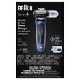 thumbnail image 1 of Braun Electric Shaver for Men, Series 6 6172cc, Wet & Dry Shave, Turbo & GentleShaving Modes, Foil Shaver, Engineered in Germany, Clean & Charge SmartCare CenterIncluded, with Precision Trimmer, Blue, 1 of 19