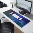 thumbnail image 4 of Experience Immersive Gaming with our Large, Dazzling Galaxy Mouse Pad. Non-Slip Rubber Base & Stitched Edges for Precision Control. Transform Your Desk into a Gaming Oasis - 31.5x11.8in., 4 of 7