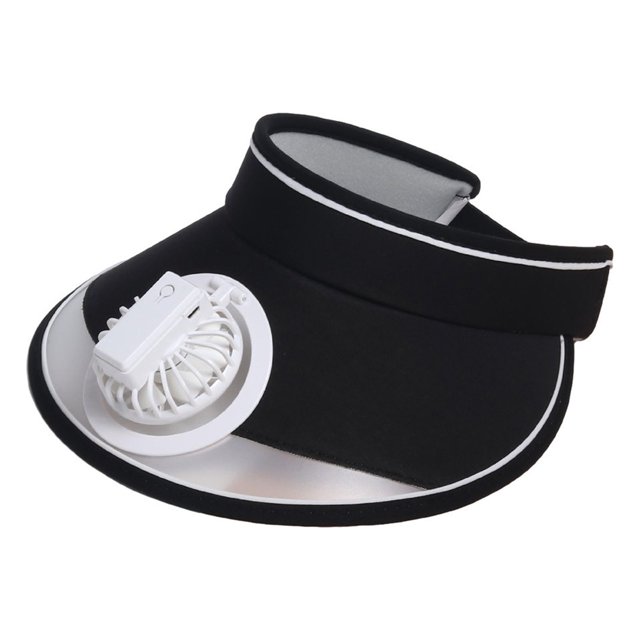 EGNMCR Fan Hat With Fan For Women - Fan Visor Hat - Three Gear Mediation And Large Area Sun Protection Fan cap