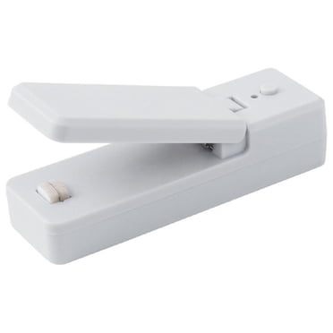 Renjiang Mini Bag Sealer, Chip Bag Sealer - Bag Sealer Heat Seal with Cutter & Magnet, Portable Mini Sealing Machine to Reseal Plastic Bags & Keep Snacks Fresh