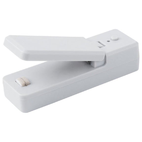 Renjiang Mini Bag Sealer, Chip Bag Sealer - Bag Sealer Heat Seal with Cutter & Magnet, Portable Mini Sealing Machine to Reseal Plastic Bags & Keep Snacks Fresh
