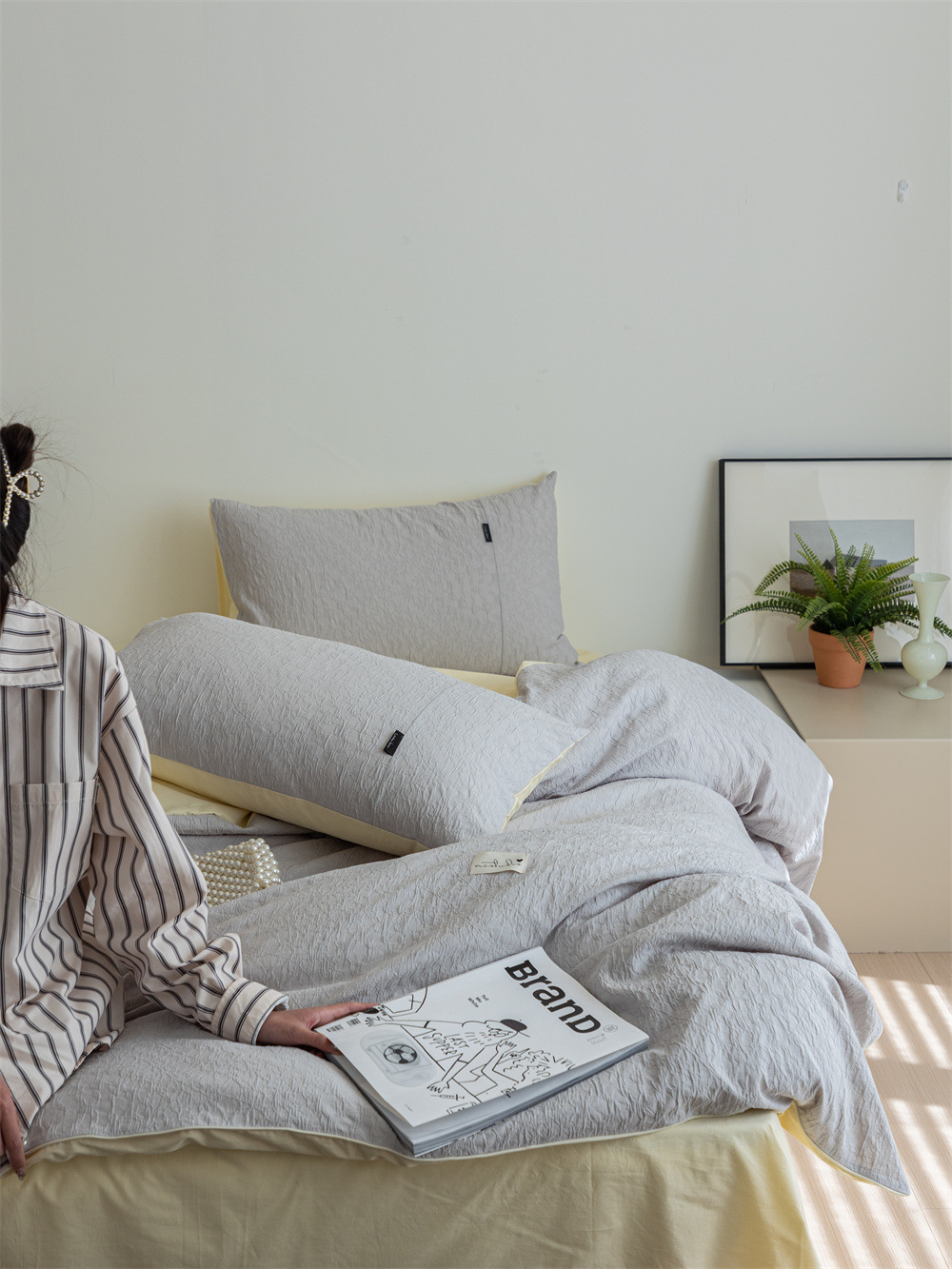Zhuge Bed Sheets Set, Bedding Sheets Pillowcases Kit, Twin Bed Set, Hotel Bedding, Home Decor(Gary)