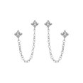 thumbnail image 2 of Up to 65% Off Creative Butterfly Earrings Inlay Zircon Flash Gradient Cicada Wing Earrings For Prom Party Necklace Rings Earring Jewelry on Clearance, 2 of 4
