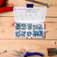 thumbnail image 4 of UKCOCO 50 Pcs A0829 Kit d'Assortiment de Raccords à Graisse Ensemble d'Assortiments de Zérômes à Graisse (Argent), 4 of 7