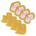 thumbnail image 1 of 8 Pack Soft Corner Protector, Rubber Foam Furniture Proofing Corner Guards Edge for Fireplace Table, Brown, 1 of 6