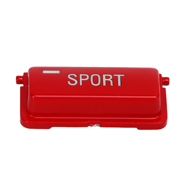 Bouton de Commutation de Mode de Sport de Voiture, ABS Véhicule Durable Commutateur de Mode de Sport Installation Facile pour la Modification Noir, Rouge, Bleu