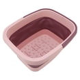 thumbnail image 1 of Bassin de Pieds, Baignoire de Pieds Portable Intégrée pour Usages Multiples à la Maison Rose, 1 of 8