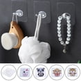thumbnail image 3 of Toothbrushes Holder Waterproof Hanger Moisture-proof Storage Bracket space saving toothbrush Space Saving Accessory for Bathroom Dormitory Hotel Type 4, 3 of 9