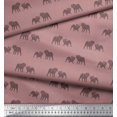thumbnail image 2 of Soimoi Modal Satin Fabric Bull Dog Print Sewing Fabric Yard 42 Inch Wide, 2 of 3