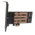 thumbnail image 3 of Adaptateur M.2 NVMe vers PCIE, Plug And Play Double Adaptateur M.2 PCIE pour Châssis, 3 of 8