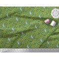 thumbnail image 3 of Soimoi Polyester Crepe Fabric Leaves & Paisley Block Print Sewing Fabric Yard 52 Inch Wide, 3 of 3