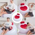 thumbnail image 3 of Pvc Inflatable Sofa Red Heart Shaped for Beach and Park 1Pack 43.3X43.3X27.6In, 3 of 9