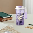 thumbnail image 1 of Suzuran Double-drink Coffee Plastic Cups Fashionable Car Straw Cups Large Capacity Beautiful Gift Cups, 1 of 6