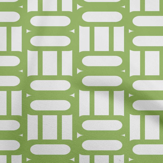 oneOone Velvet Light Green Fabric Geometric Sewing Material Print Fabric By The Yard 58 Inch Wide