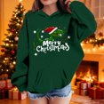 thumbnail image 2 of Girls Long Sleeve Tops, Pullover Sweatshirt with Crewneck and Pocket, 2 of 9