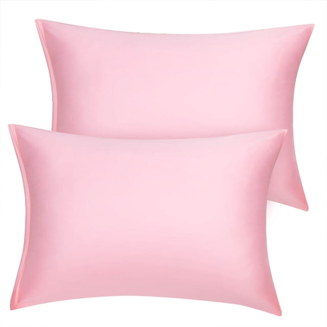 Unique Bargains Satin Pillowcase Zippered Silky Sateen