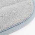 thumbnail image 2 of fastboy U-shaped Toilet Mat Water Absrobent Non-slip Elastic Skin-friendly Bathroom Rug Pad Bath Rug Showering Protection Household Home Silver Gray 50*60cm, 2 of 6