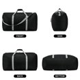thumbnail image 2 of Sac de Sport Extra Grand 105 L 32,5 Pouces Bagage Léger pour Voyage - Noir, 2 of 7