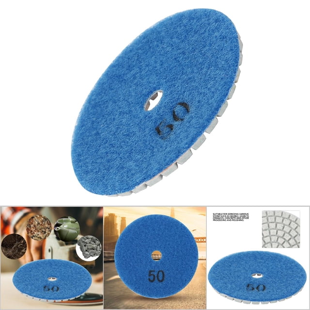 Disque de Broyage en Granit, Disque de Polissage Rond de 3 Pouces Disque de Broyage en Marbre de Granit Outil de Polissage Humide Outils de Broyage Accessoires de Polissage Tampon