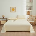 thumbnail image 1 of Feltree King Size Bed Sheet Set 250x230cm Sheet + 2 Pillowcases, Deep Pocket Polyester Fitted Bedding with Easy-Care Design, 1 of 1