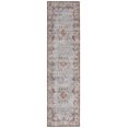 thumbnail image 1 of Lennox 2' x 8' Washable Runner, Pale Blue and Ivory, 1 of 6