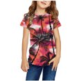 thumbnail image 2 of Penkiiy Garçons Filles Enfants T-Shirts Imprimés Noix de Coco, Garçons Filles Chandails Fantaisie Col Rond Manches Courtes T-Shirts 3-4 Ans Multicolore, 2 of 5