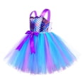 thumbnail image 4 of MIASHUI Robe de Demoiselle d'Honneur Sans Manches à Bretelles, Ensemble de Robes de Princesse Sirène avec Bandeau, Violet Foncé, 7-8 Ans, 4 of 7