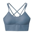 thumbnail image 1 of Women's Sports Plus Size Thin Quick Dried And Shockproof Running Yoga Tank Top Back Gathering Bra, 1 of 5