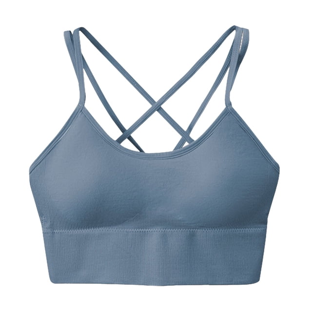 Women's Sports Plus Size Thin Quick Dried And Shockproof Running Yoga Tank Top Back Gathering Bra