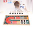 thumbnail image 1 of Table Hockey Game, Endless Fun Interactive Fast Sling Hockey Game Enhance Response Skill Educational  for Kids Adults, 1 of 7