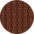 thumbnail image 1 of Ahgly Tapis Rond Lavable en Machine Intérieur Transitionnel Acajou Brun, 3 Pieds Rond, 1 of 7