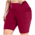 thumbnail image 1 of Wlynlyn Plus Size Biker Shorts for Women High Waisted Compression Yoga Tights Quick Dry Workout Shorts, 1 of 7