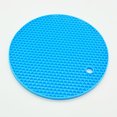 thumbnail image 2 of Rubber Non-Slip Heat Resistant Mat Colorful Round Silicone Rubber Non-Slip Coaster Cushion Placemat Pot Holder Table Silicone Mat, 2 of 2
