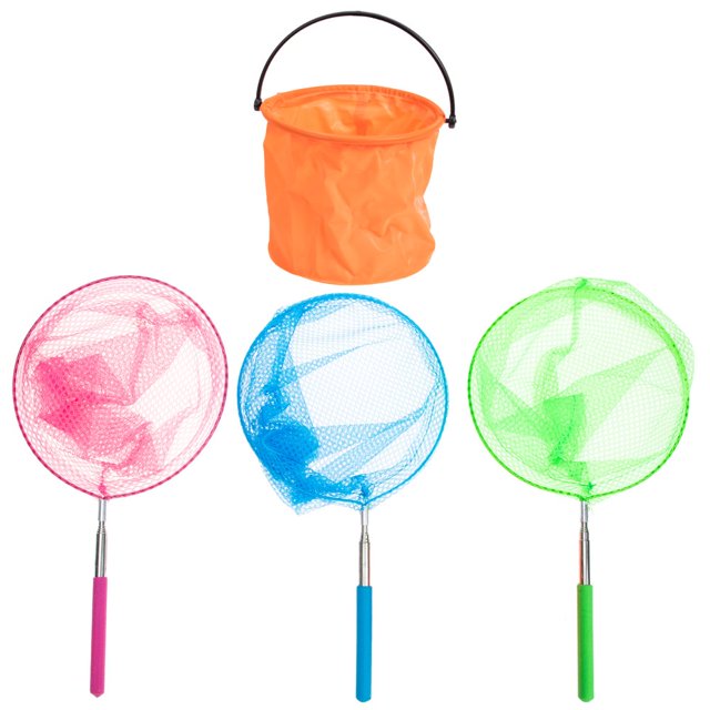 LOVEVER 1 Set of Insect Nets Toys Telescopic Butterflies Catcher Children Fishing Net
