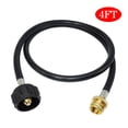 thumbnail image 2 of Clearance! Delayuji Grey Pneumatic Replacement Lb 20 Propane 1 Feet Tank Lb for 4 Adapter Hose Qcc1/Type1 Converter To Tools Home Improvement One Size Multi-Color, 2 of 5